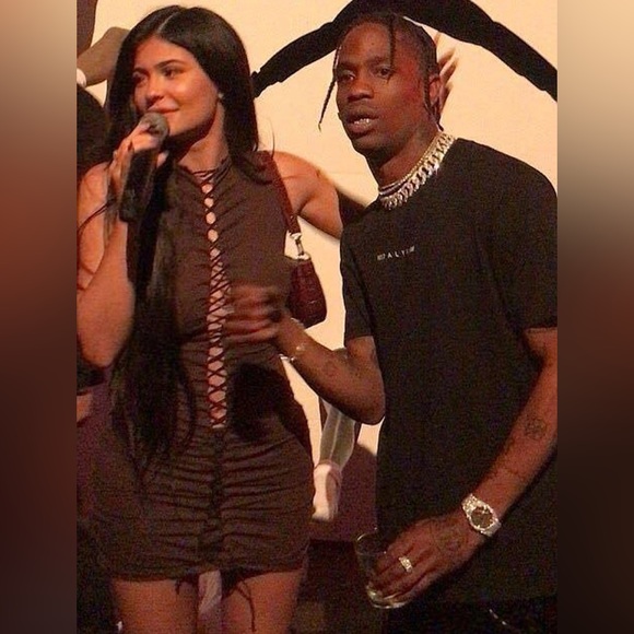 NWT UNRAVEL PROJECT BEN TAVERNITI Lace Up Ruched Stretch Jer­sey Mi­ni Dress - Picture 2 of 7